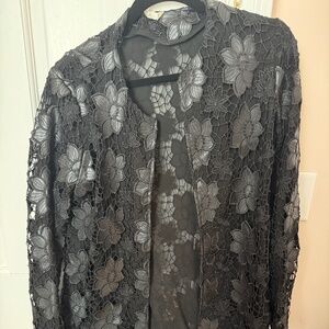 Black lace jacket